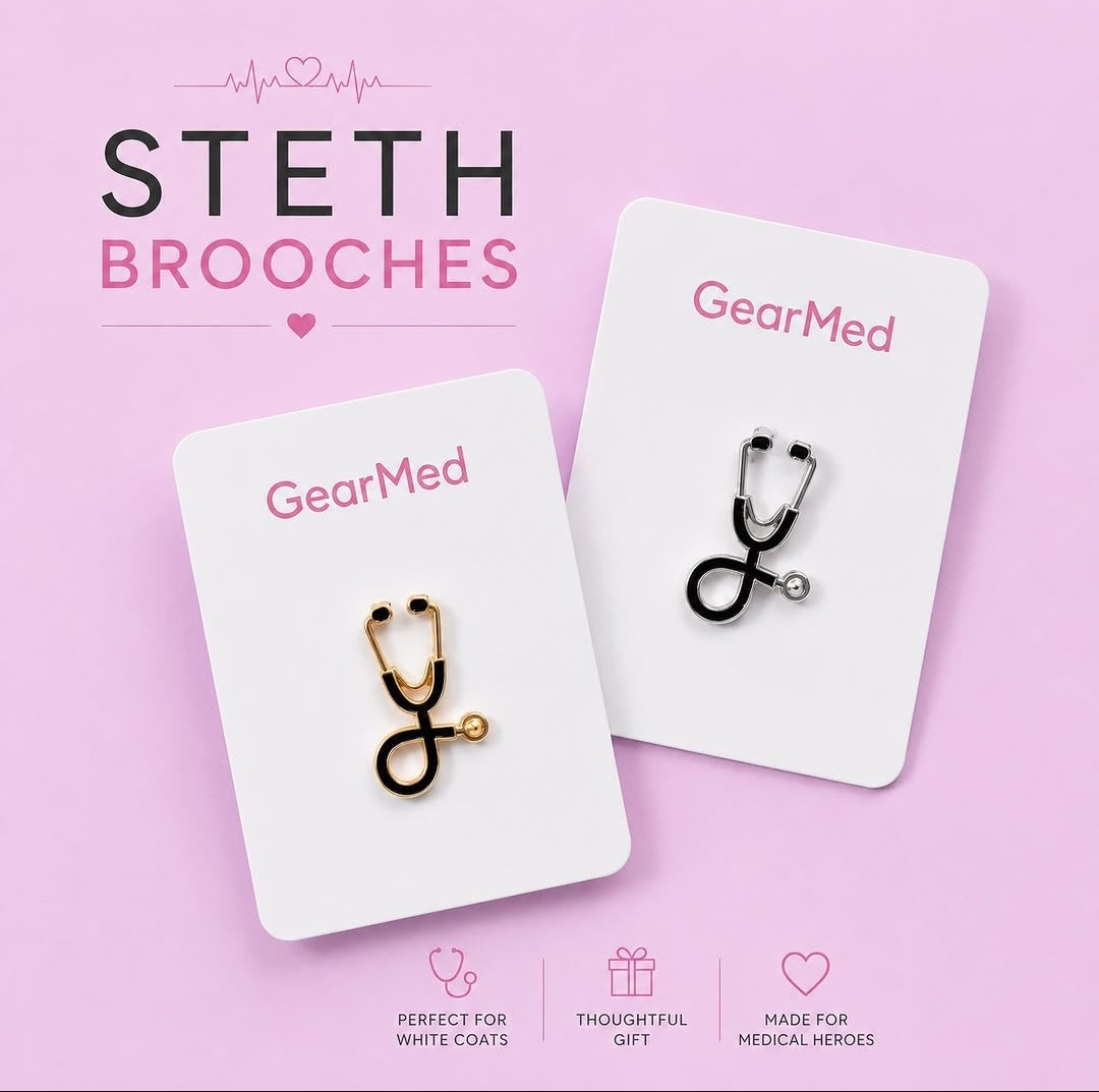 Stethoscope Brooch Mini